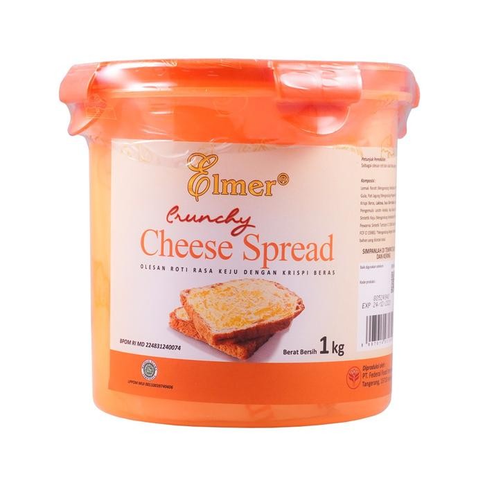 

EatFr3sh- ELMER SPREAD CRUNCHY CHEESE 1KG Selai Keju untuk Cemilan & Baking
