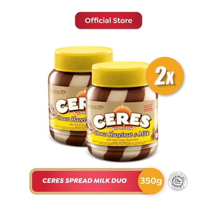 

EatFr3sh- Ceres Spread Milk Duo Spread 350 g - 2 pcs
