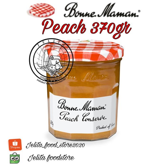 

EatFr3sh- Bonne Maman Peach Jam 370gr France