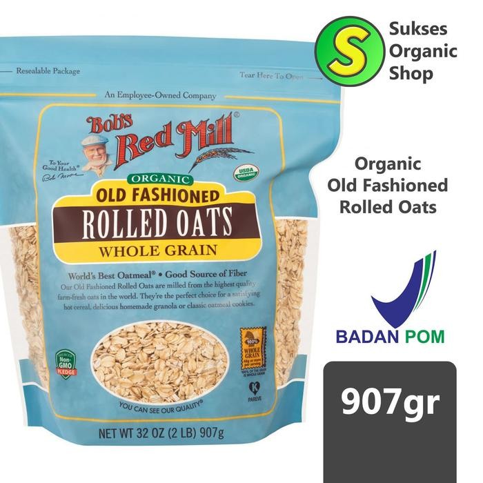 

EatFr3sh- Old Fashioned Rolled Oats Organic Bob's Red Mill 907gr