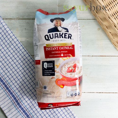 

EatFr3sh- Quaker Oatmeal Instant 800 gram Sayurbox
