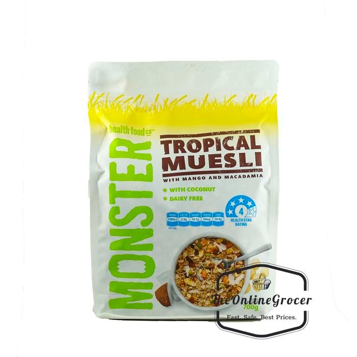 

EatFr3sh- Monster Tropical Muesli with Mango and Macadamia Nut 700gr