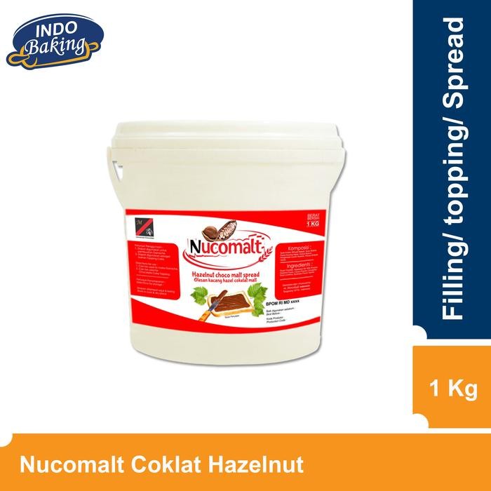 

EatFr3sh- Nucomalt Hazelnut Chocomalt spread by Mercolade 1 Kg