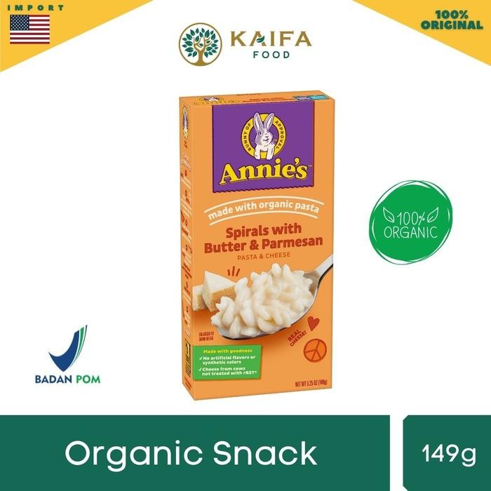 

EatFr3sh- ANNIE'S SPIRALS WITH BUTTER & PARMESAN MACARONI & CHEESE 149gr