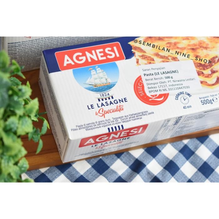 

EatFr3sh- Agnesi LASAGNA 500 Gram Import Italia Italian Pasta Le Lasagne