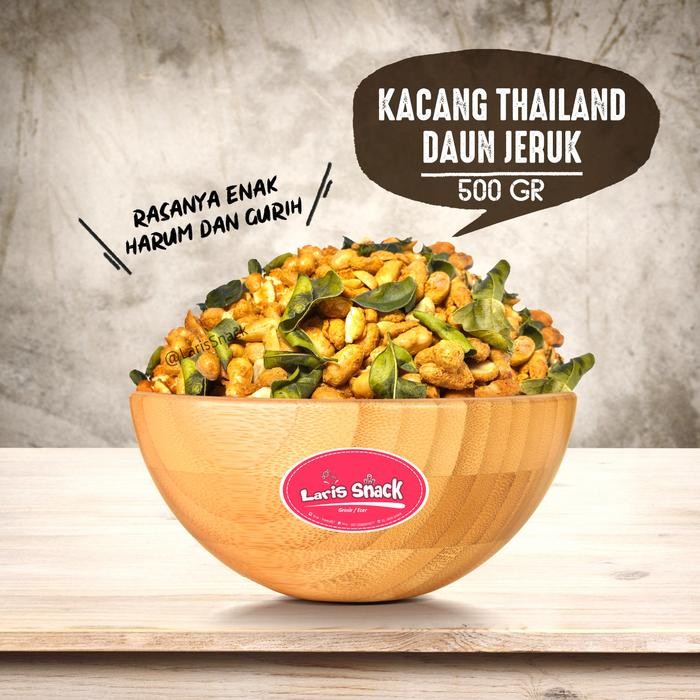 

EatFr3sh- Kacang Thailand Daun Jeruk Gurih Renyah Kiloan Curah 500 Gram