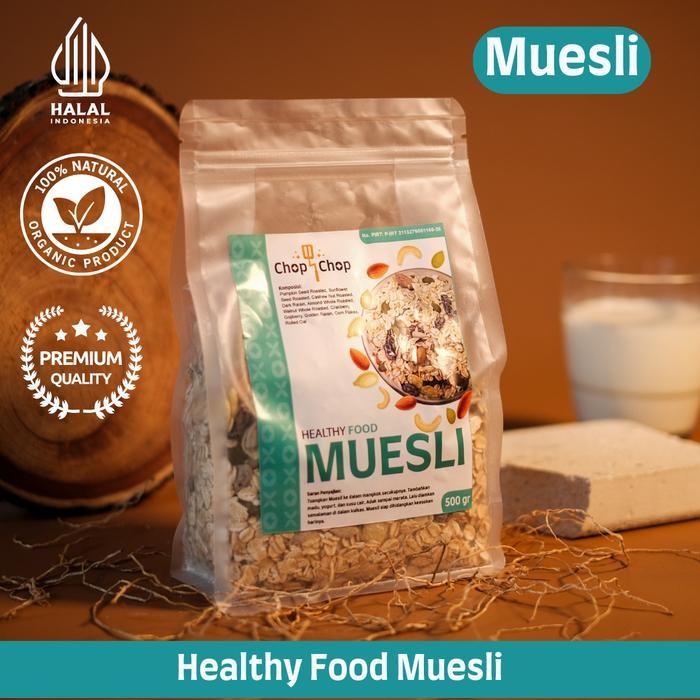 

EatFr3sh- Full House Muesli Chop Chop Sarapan Sehat Rendah Kalori 500 Gram