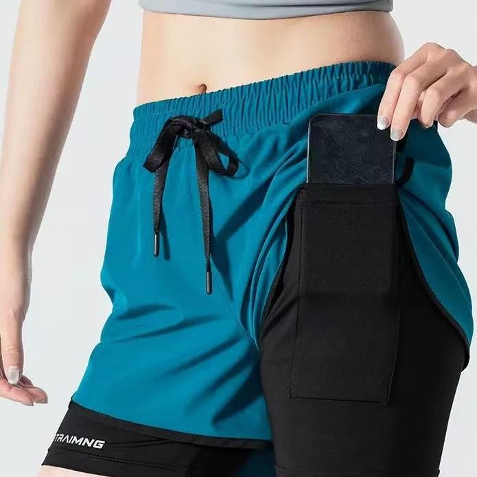 KAMB Celana Olahraga Wanita Legging Sport 2in1