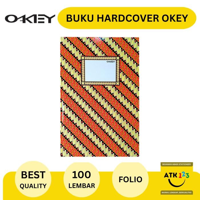 

No.OneBest- Buku Hardcover Folio Merk Okey Isi 100 Lembar
