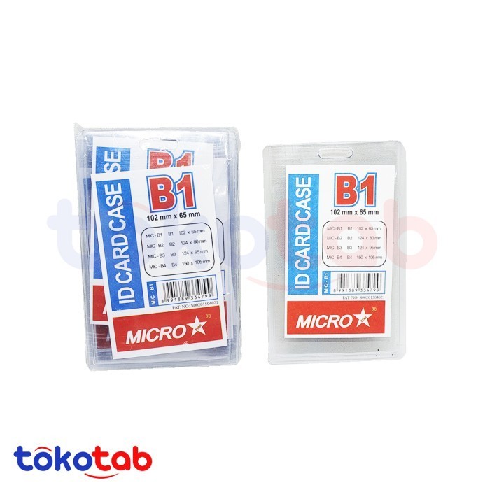 

No.OneBest- Name Tag Tebal Kaku/ ID Card Case/ Card Holder/ Card Case B1 B2 B3 B4