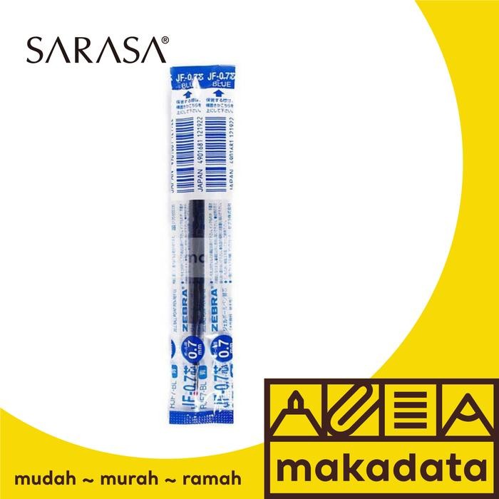 

No.OneBest- REFILL ZEBRA JF-07 PULPEN SARASA CLIP 0.7 BIRU