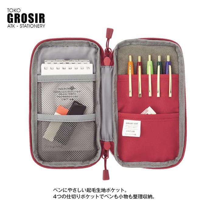 

No.OneBest- LIHIT LAB SMART FIT ACTACT Compact Pen Case Pouch Organizer A-7687