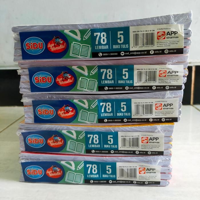 

No.OneBest- Buku tulis Sinar Dunia ( SiDu ) 78 lembar