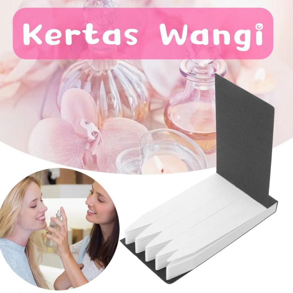

UM1 Kertas Tester Parfum Smelling Strip 80/133mm Kertas Parfum Tester Paper Test Parfum Kertas Wangi