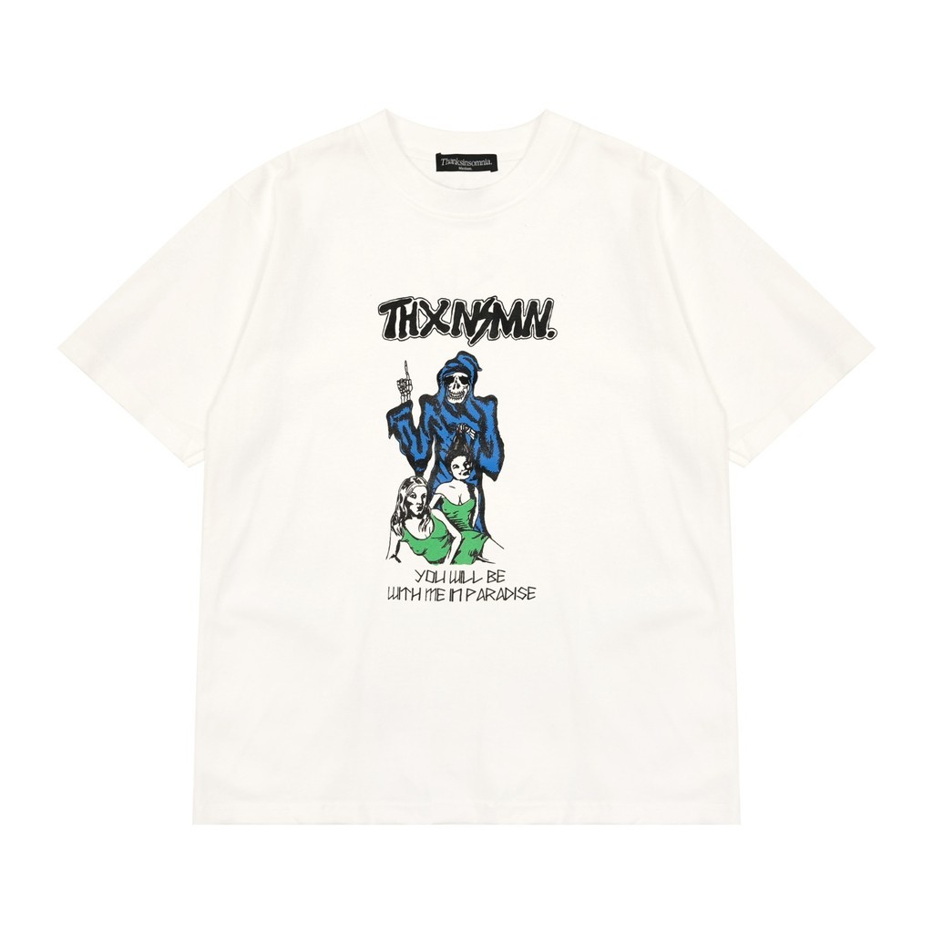 Thanksinsomnia T-shirt unisex Gracia Broken White