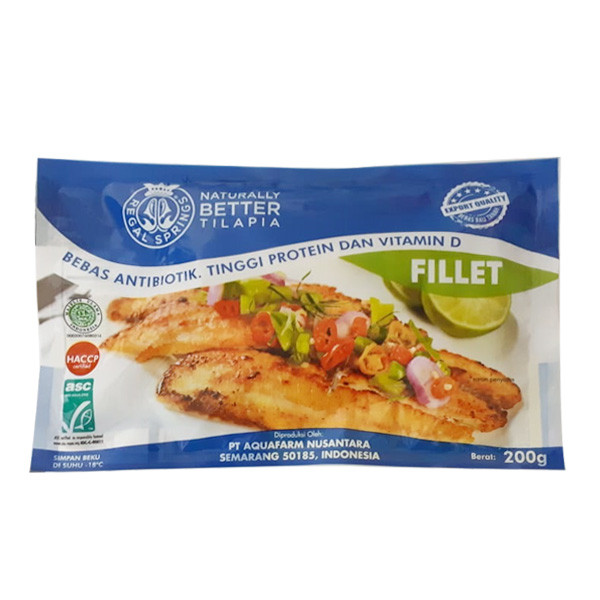 

TILAPIA FILLET 200 GR
