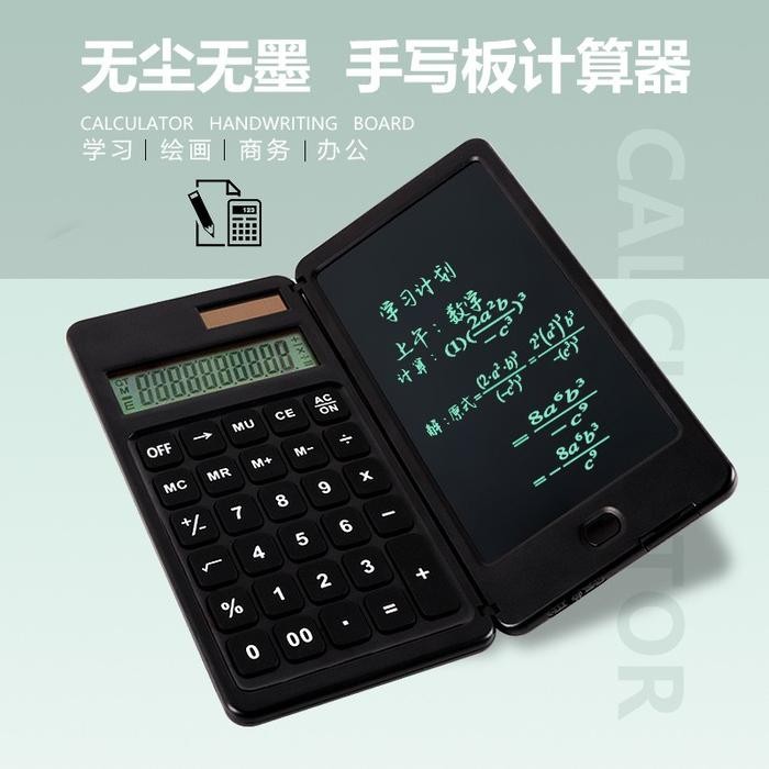 

Foldable Desk Scientific Calculators Math Calculator With Notepad