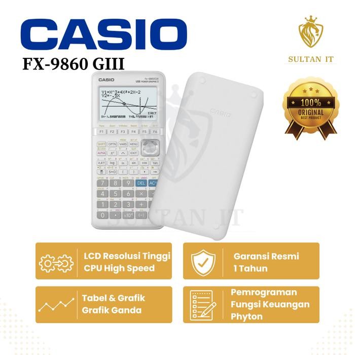 

Kalkulator Scientific Casio Fx 9860Giii Sd Original