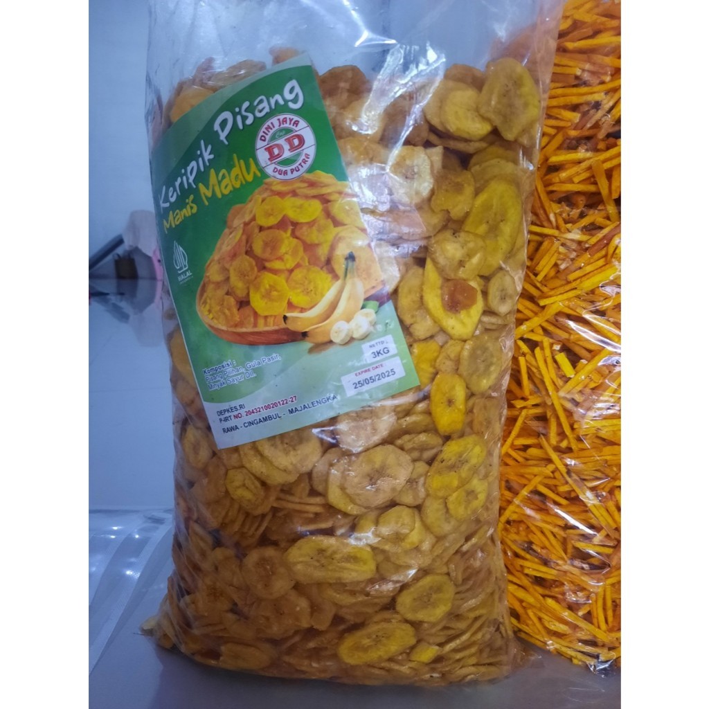 

Cemal Cemil Makyus Keripik Pisang Manis Madu Snack Jajan Cemilan Kiloan