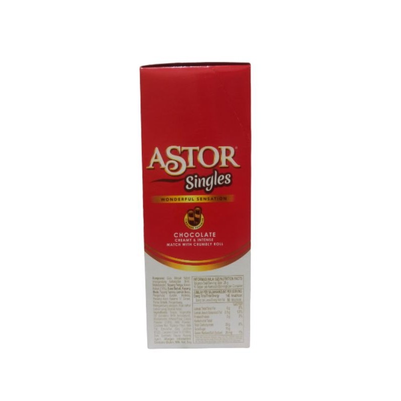 

Cemal Cemil Makyus Astor Singles Chocolate Isi 20Pcs