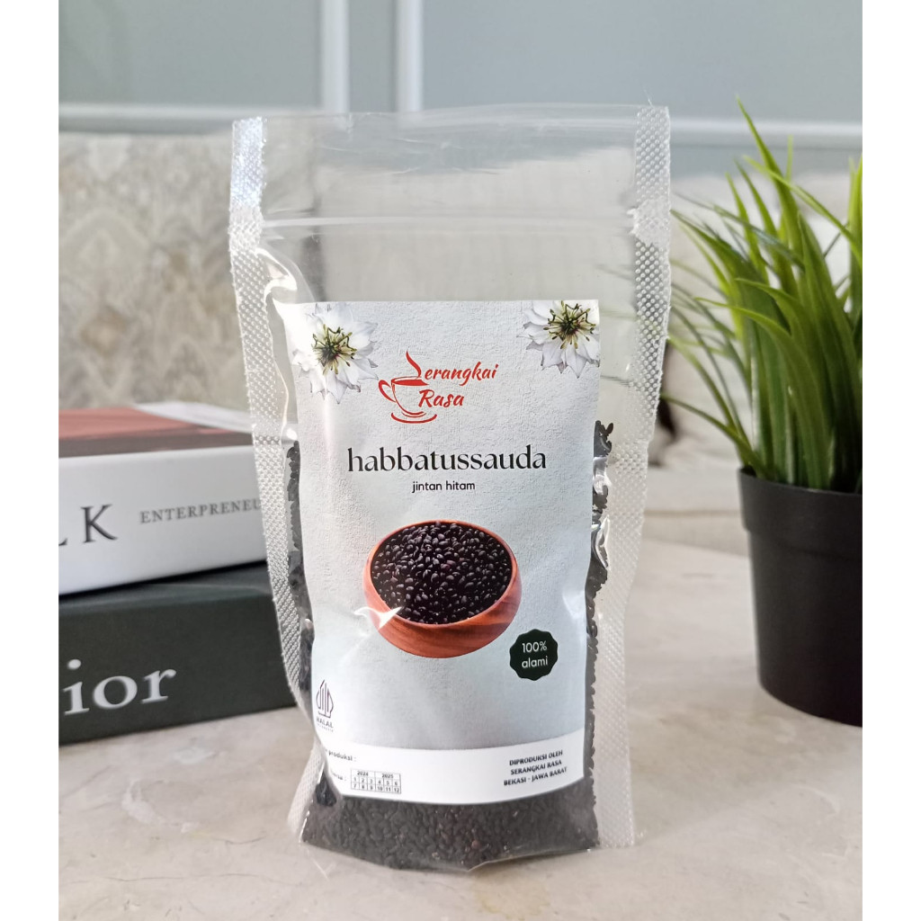 

Cemal Cemil Makyus Jintan Hitam Habbatussauda Murni Premium 100% Biji Habbatussauda 100 Gram