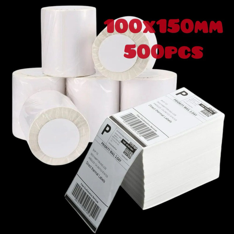 

UM1 Kertas label thermal resi 100x150mm pcs wateroof / sticker barcode