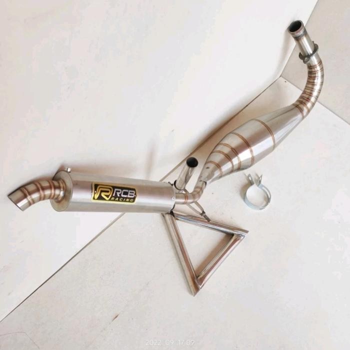 Knalpot Rx King Kolong Repsol Stainless Model Ninja Suara Garing