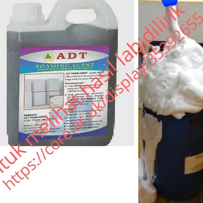 

Cairan Foaming Agent Pembuat Busa Bata Ringan ( Distributor Resmi ) #Gratisongkir