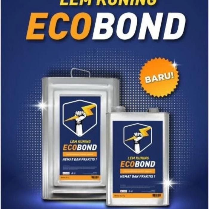 

Lem Kuning Ecobond 2,5 Kg / Lem Serbaguna / Lem Vinyl #Gratisongkir