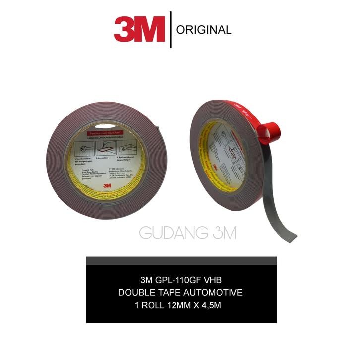 

Gpl-110Gf Vhb Tape 12 Mm X 4,5 M Original #Gratisongkir