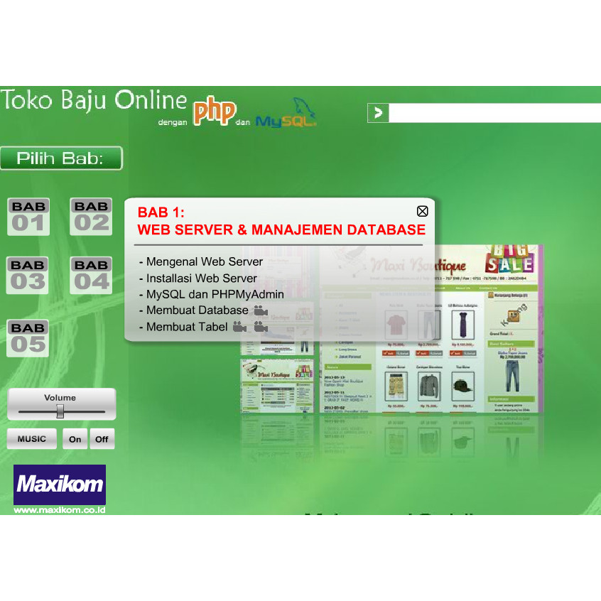 Software Tutorial Membuat Web Toko Baju Online Full Version Lifetime