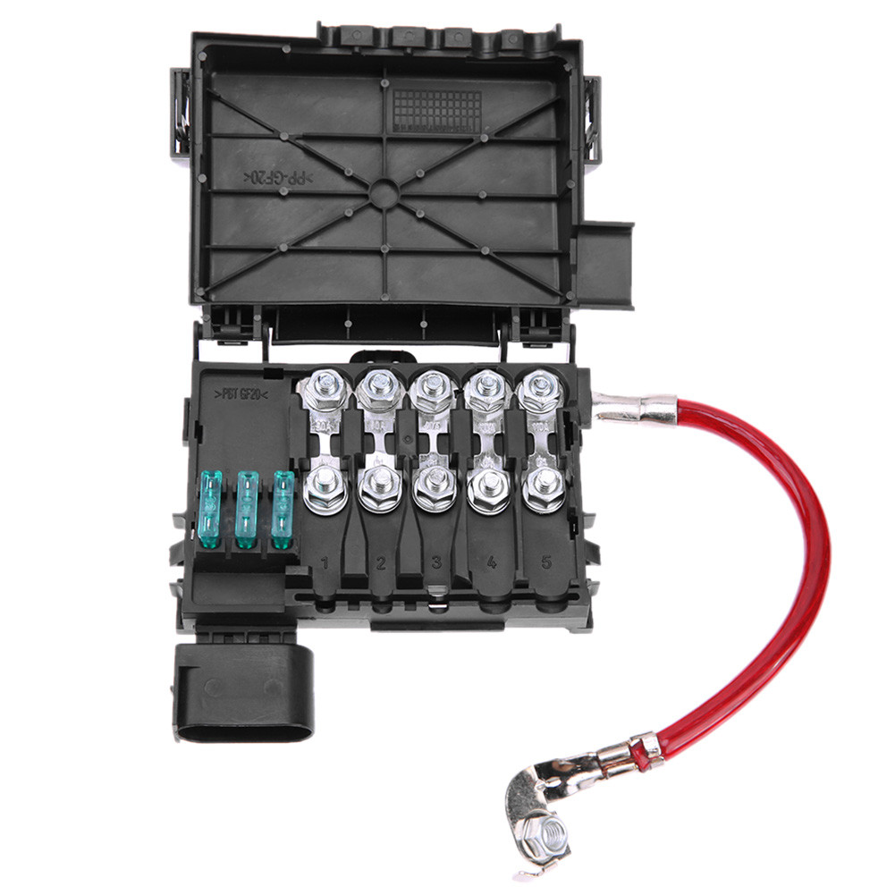 Car Fuse Box Battery Terminal Accessory For Volkswagen VW Beetle Golf Jetta Bora MK4 For Audi A3 S3 