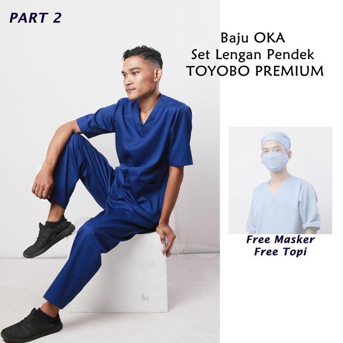 Promo Baju Oka Lengan Pendek Toyobo Best Quality
