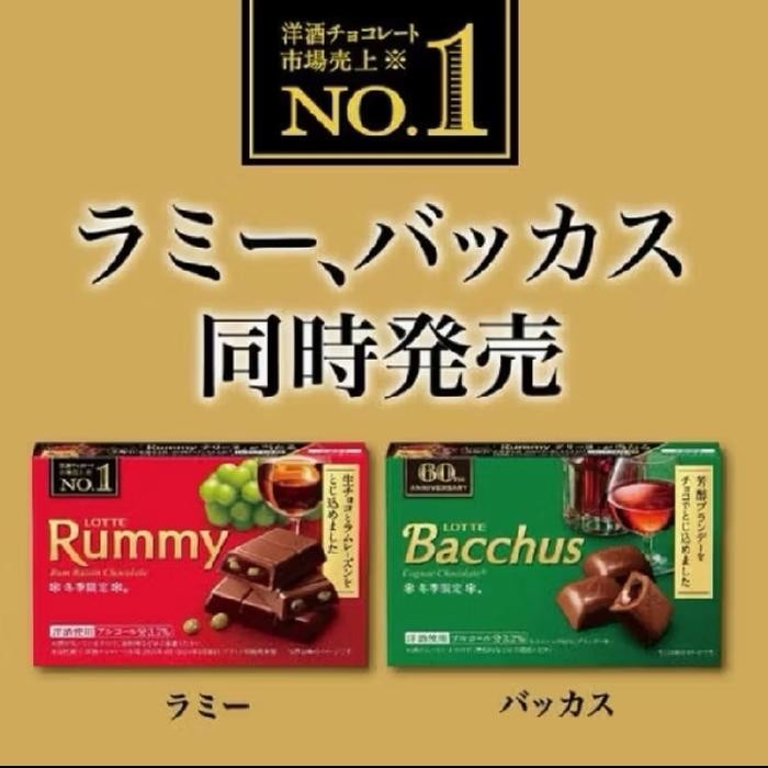

lotte chocolate rum raisin lotte chocolate liqeur jepang bacchus rummy