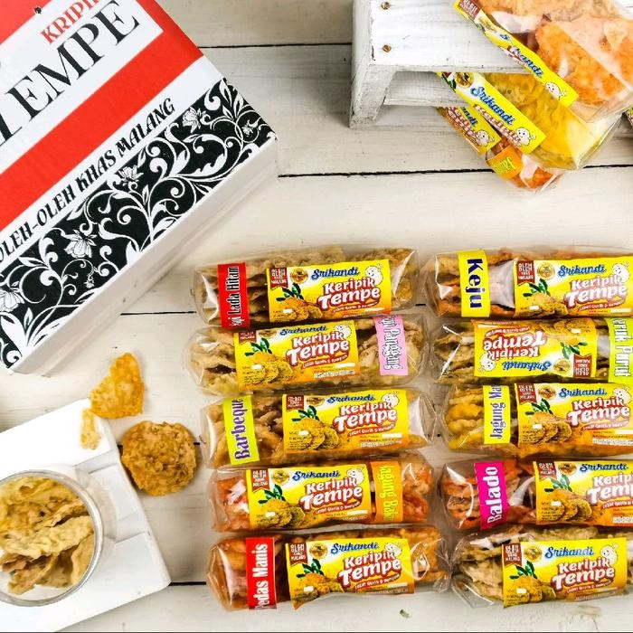 

[Oleh-Oleh Khas Malang] Cemilan Ria Keripik Tempe isi 10