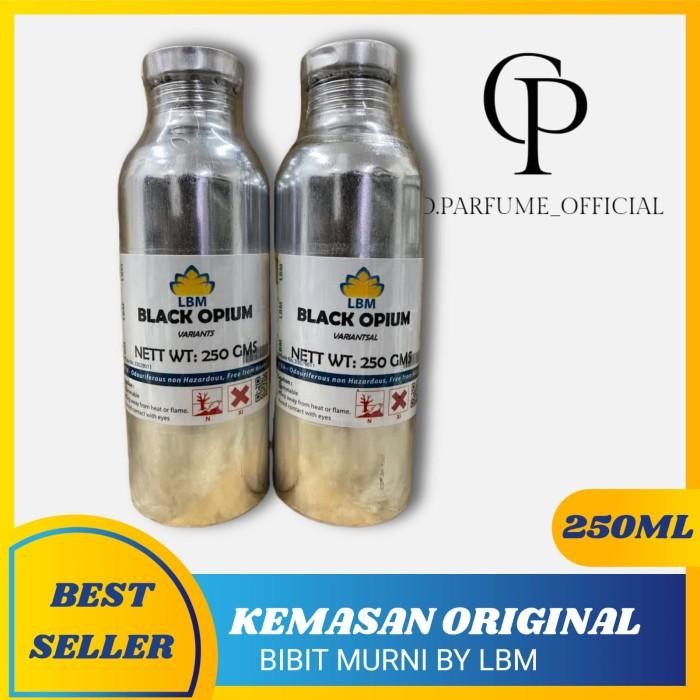 bibit Parfum OPIUM BLACK 250 ML ORIGINAL LBM / Parfum Pria Tahan Lama / Parfum Black Opium / Parfum