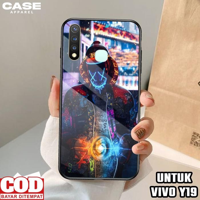 Genggam- Case Vivo Y19 - Casing Vivo Y19 Terbaru Case Apparel [ Mask-03 ] Kesing Vivo Y19 -