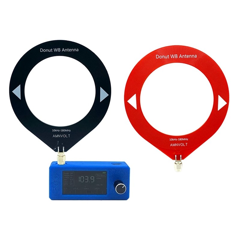 B34B-SI4732 Mini Radio Receiver+2 X Loop Antenna 10Khz-180Mhz SW LW AM FM SSB SI4732 Radio Portable 