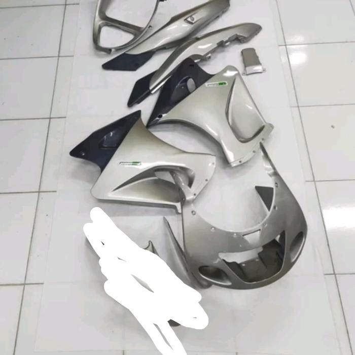 Body Set Ninja Rr Old Silver Tanpa Spatbor Depan