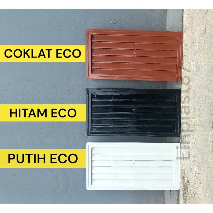 JALUSI/VENTILASI TU KAMAR MANDI PVCVENTILASI UDARA TU KAMAR MANDITOILETKISI-KISI UDARA *
