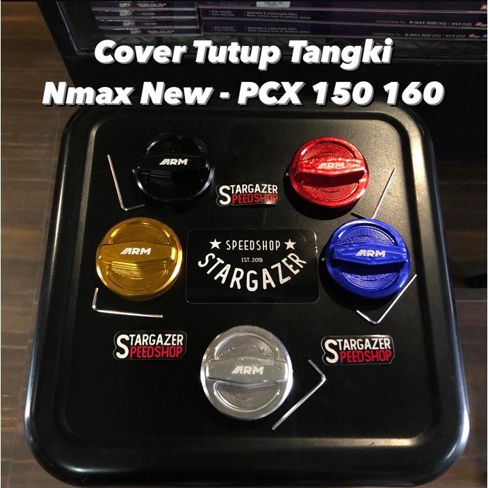PREMIUM Cap Fuel Tank Cover Tutup Tangki Variasi NMAX New PCX 150160 ARM Arumi