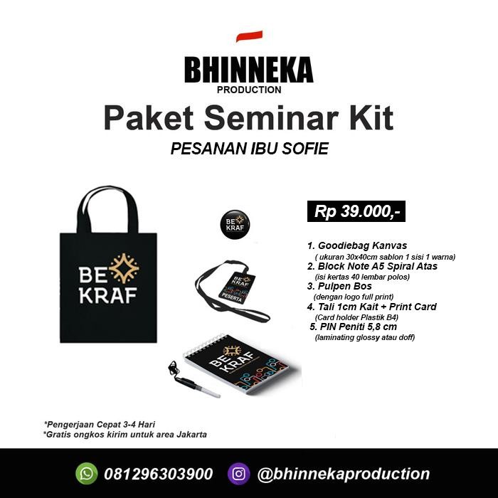 

BURUAN,.!! PAKET SEMINAR KIT - PESANAN IBU SOFIE