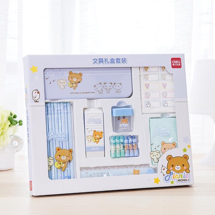 

CUCI GUDANG..!! DELI SET ALAT TULIS SEKOLAH/ SCHOOL STATIONARY SET HEMAT LENGKAP 68891