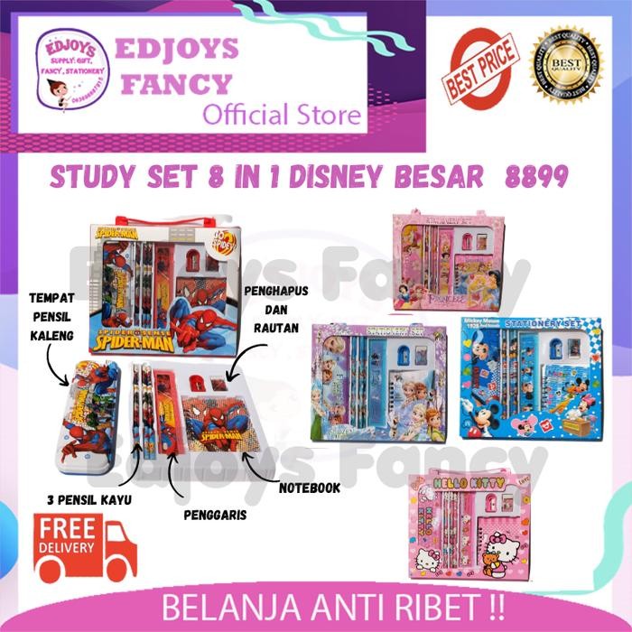 

MASIH READY STATIONERY STUDY SET PAKET ALAT TULIS ANAK SEKOLAH LENGKAP KARAKTER