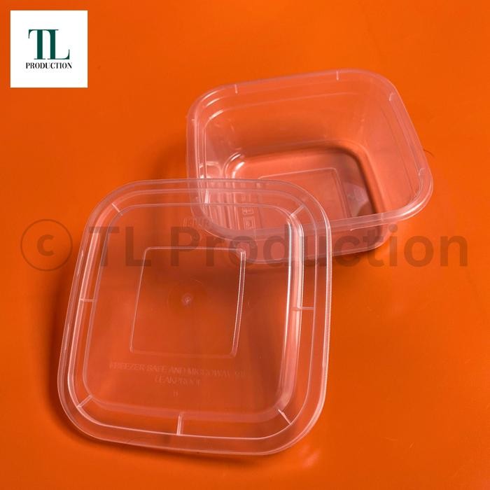 MASIH READY 25SET KLIR THINWALL SQUARE MINI 350ML / CUP DESSERT / 25PCS THINWALL KOTAK 350ML PUDING