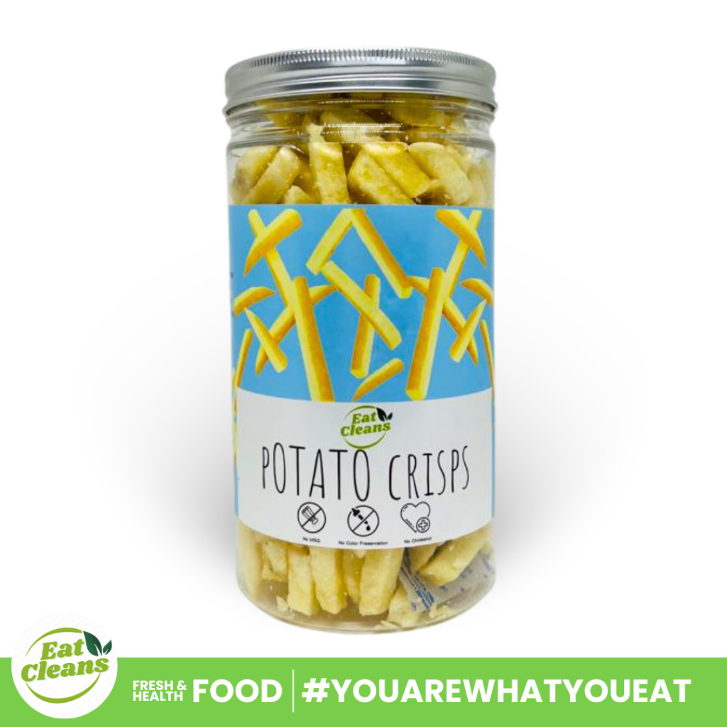 

Keripik Kentang Krispi - Freeze Dried Potato Chips - Cemilan Sehat Kripik Kentang Kering Gurih -