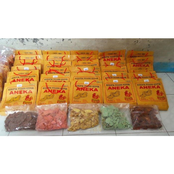 

Keripik Pisang Kepok Aneka sari Rasa 225g " Yenyen " asli Lampung