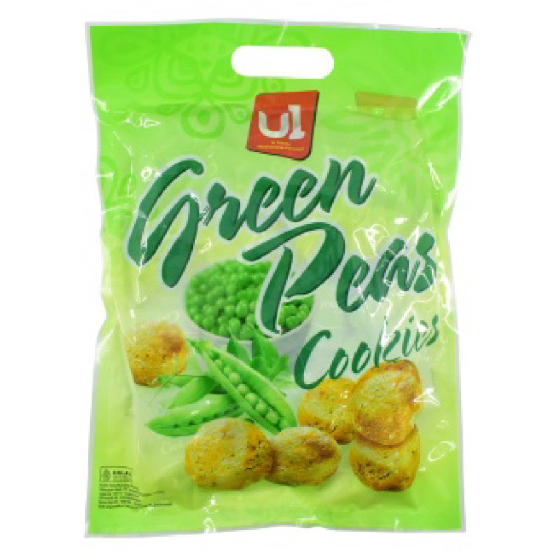 

U1 Cookies Yam Cookie Peanut Cookies Greean Peas Cookies Halal 300g
