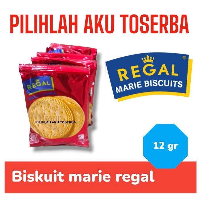 Biskuit MARIE REGAL RENCENG 12 gr - ( HARGA 1 DUS )
