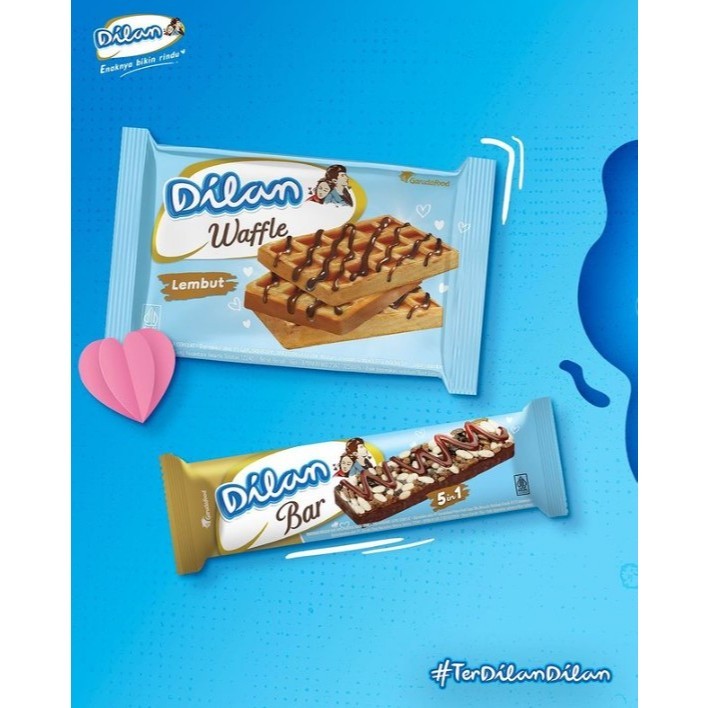 

( BERKAH ) Dilan Chocolate Crunchy Caramel Wafer Stick Krim Vanila Dilan Chocolate Bar Dilan